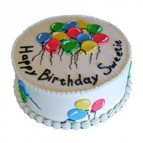 Charm of Balloons Cake Delivery in Delhi