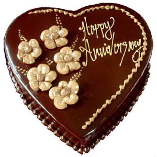 Chocolate Heart Cake Delivery in Delhi