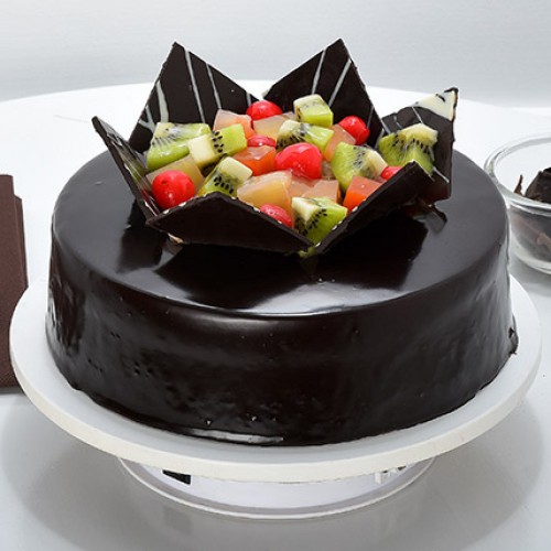 Chocolate Fruit Gateau Delivery in Delhi