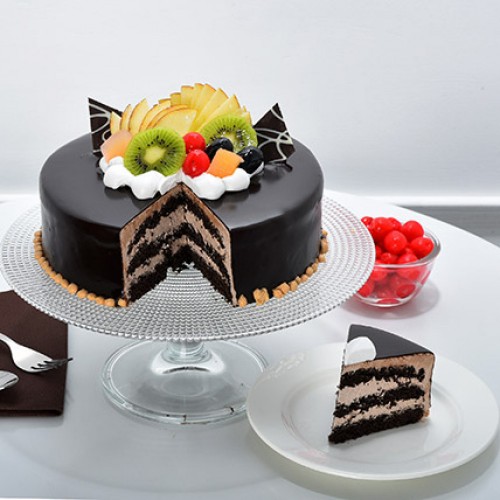 Exotic Chocolate Fruit Cake Delivery in Delhi