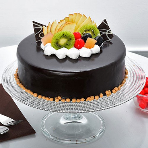 Exotic Chocolate Fruit Cake Delivery in Delhi