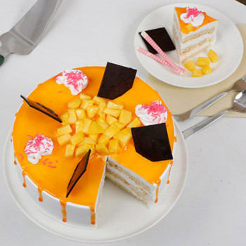 Tempting Summer Mango Fruit Cake Tempting Summer Mango Fruit Cake