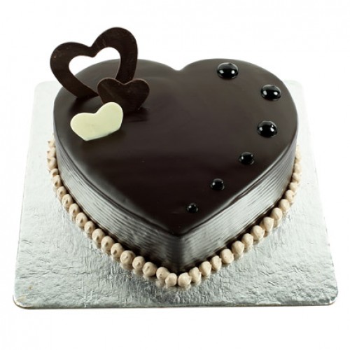 Passion of Love Choco Heart Cake Delivery in Delhi