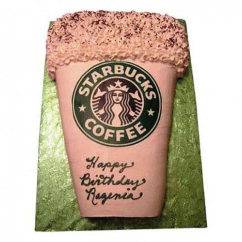 Starbucks Coffee Cup Fondant Cake Delivery in Delhi