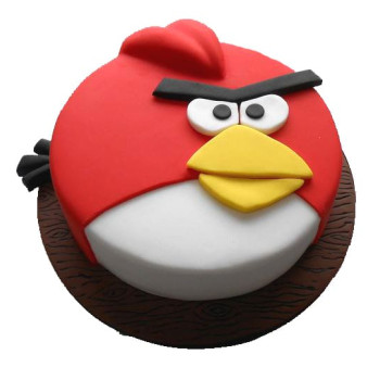 Angry Birds Fondant Cake Angry Birds Fondant Cake
