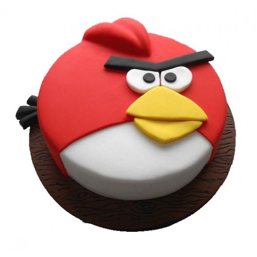 Angry Birds Fondant Cake Delivery in Delhi