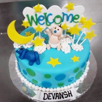 Baby Shower Customized Cake