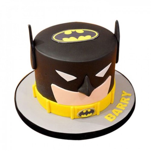 Batman Mask Fondant Cake Delivery in Delhi