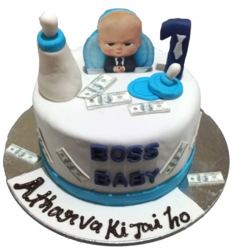 Boss Baby Themed Fondant Cake Delivery in Delhi