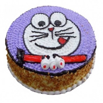 Doraemon Butterscotch Cake