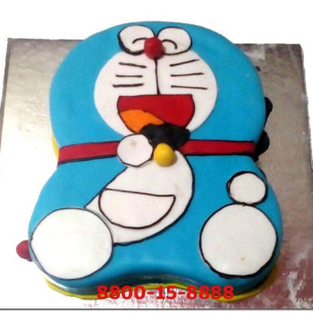 Doraemon Fondant Cake Doraemon Fondant Cake