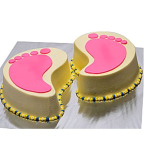 First Foot Step Designer Cake Delivery in Delhi