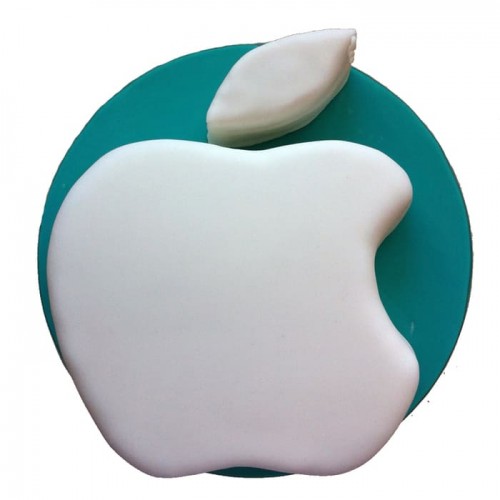 Apple Logo Fondant Cake Delivery in Delhi