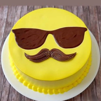 Cool DAD Emoji Cake Cool DAD Emoji Cake