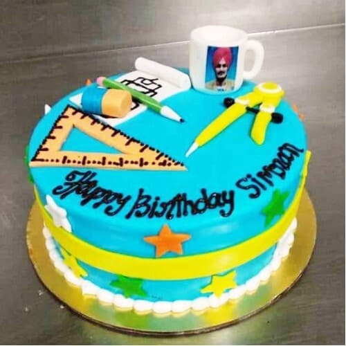 Engineer Themed Fondant Cake Delivery in Delhi