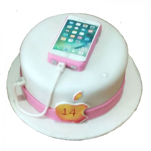 iPhone Themed Fondant Cake Delivery in Delhi