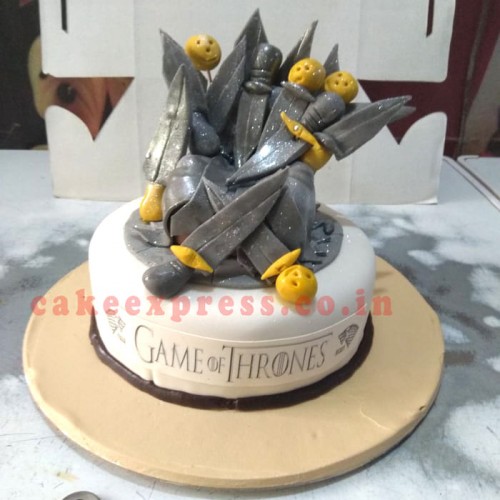 Iron Throne Fondant Cake Delivery in Delhi