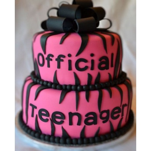 Official Teenager Fondant Cake Delivery in Delhi