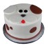 Puppy Face Fondant Cake