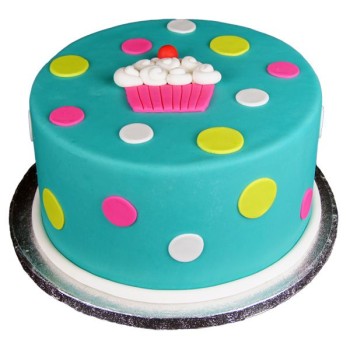 Cupcake Theme Fondant Cake Cupcake Theme Fondant Cake