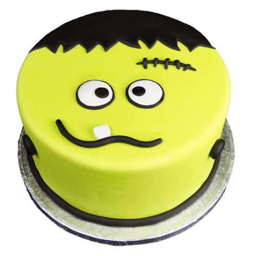 Frankenstein Cartoon Face Fondant Cake Delivery in Delhi