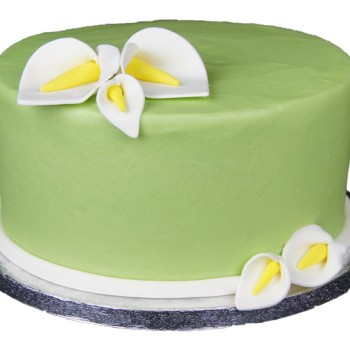 Lily Theme Fondant Cake Lily Theme Fondant Cake