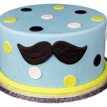 Mustache Theme Cake Mustache Theme Cake