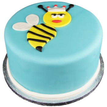 Queen Bee Theme Fondant Cake Queen Bee Theme Fondant Cake