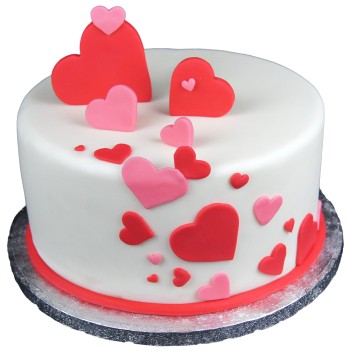 Ravishing Love Fondant Cake Ravishing Love Fondant Cake