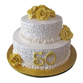 2 Tier Anniversary Pineapple Cake