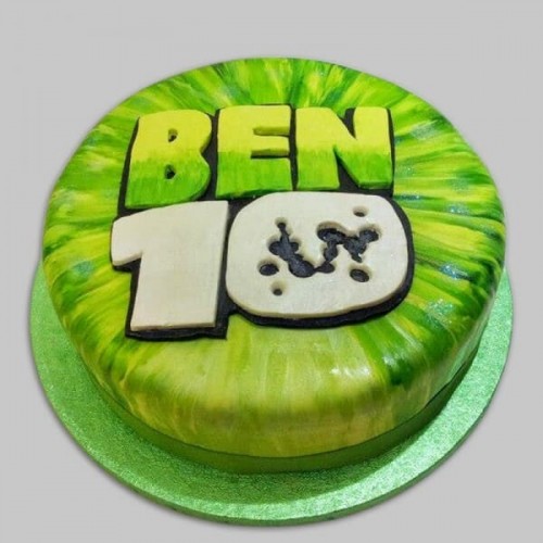Ben 10 Theme Fondant Cake Delivery in Delhi