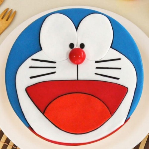 Enticing Doraemon Fondant Cake Delivery in Delhi