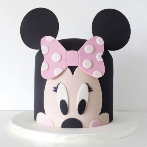 Minnie Mouse Fondant Cake Delivery in Delhi