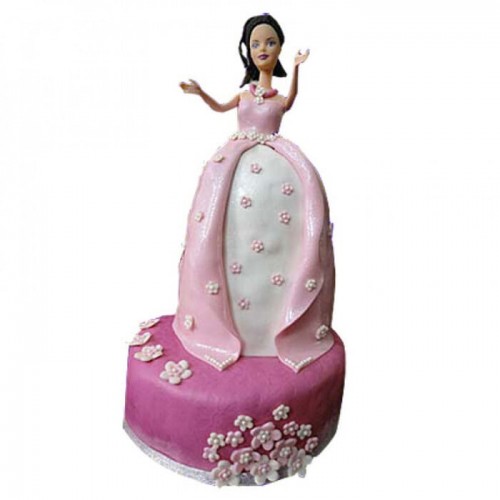 Princess Doll Fondant Cake Delivery in Delhi