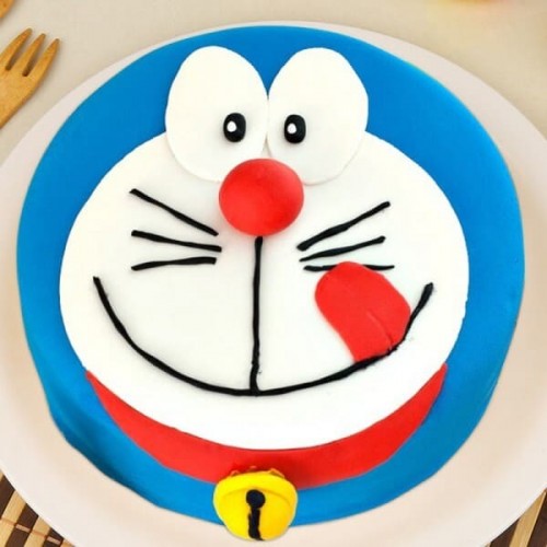 Rejoicing Doraemon Fondant Cake Delivery in Delhi