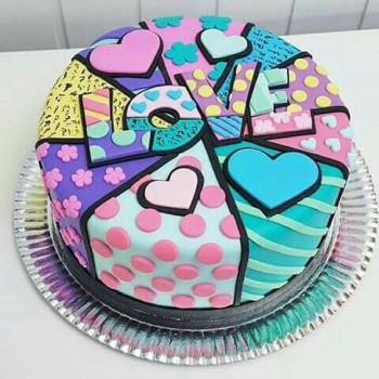 Romantic Love Designer Cake Romantic Love Designer Cake