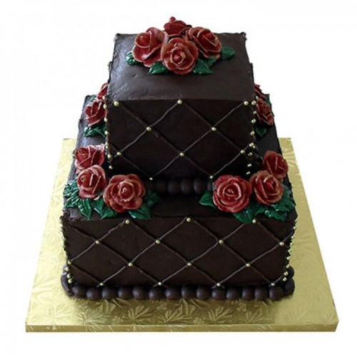 Rose & Truffle 2 Tier Cake Delivery in Delhi