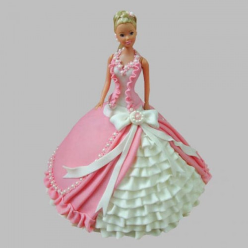 Ultra Style Queen Barbie Fondant Cake Delivery in Delhi