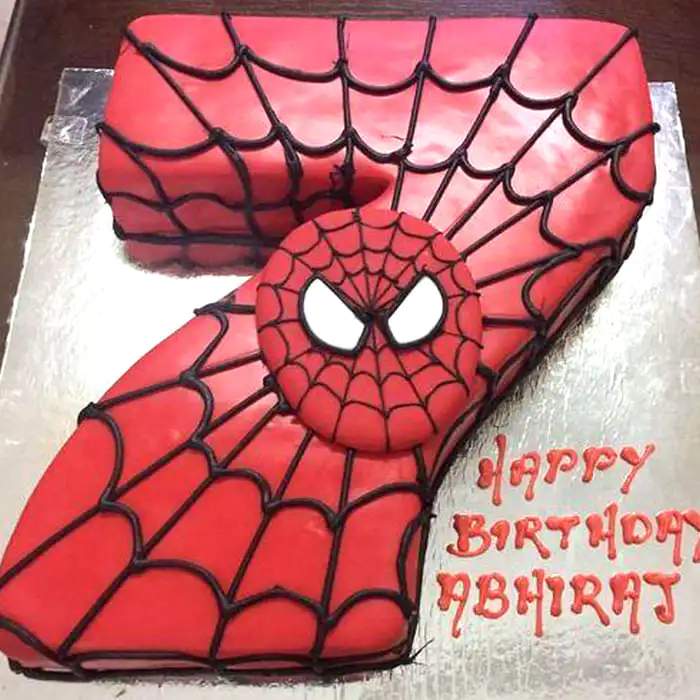 Buy Spiderman Birthday Cake Online | Chef Bakers-nextbuild.com.vn