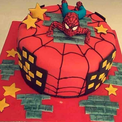 Cool Spiderman Designer Cake Delivery in Delhi