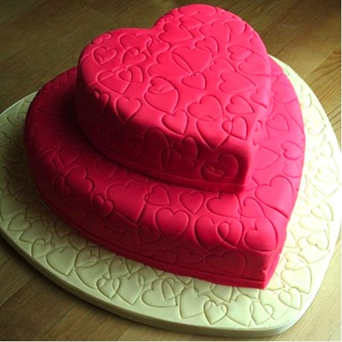Magic of Love Romantic Fondant Cake Delivery in Delhi