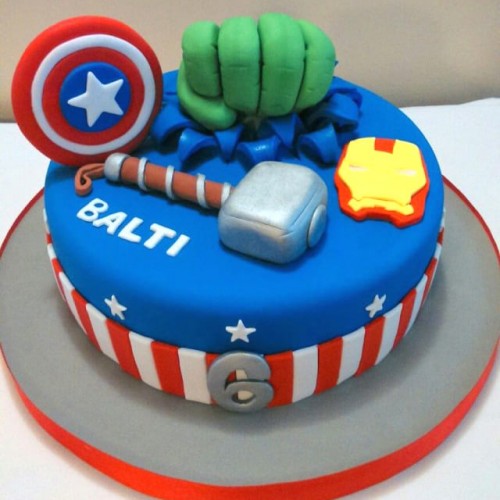 Marvel Avengers Designer Cake Delivery in Delhi