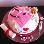 Nurse Theme Fondant Cake