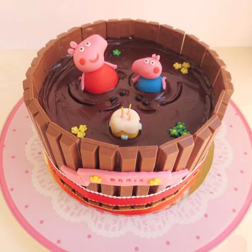 Peppa Pig in Mud Cake Delivery in Delhi