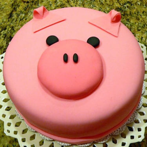 Porky Pig Fondant Cakes Delivery in Delhi