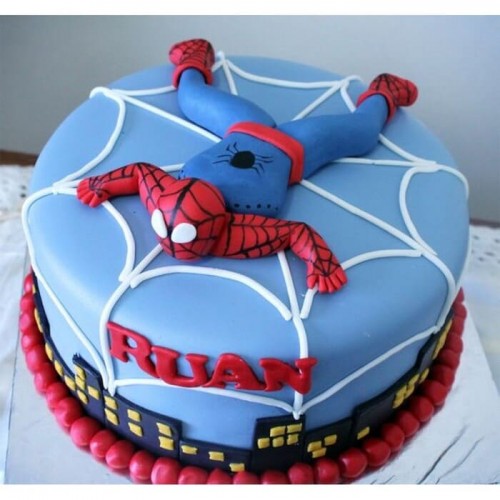 Spiderman Customized Birthday Cake Delivery in Delhi
