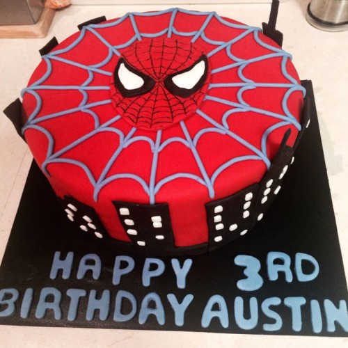Spiderman Customized Cake Delivery in Delhi
