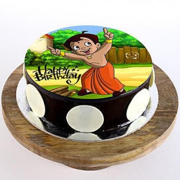 Chota Bheem Birthday Chocolate Cake