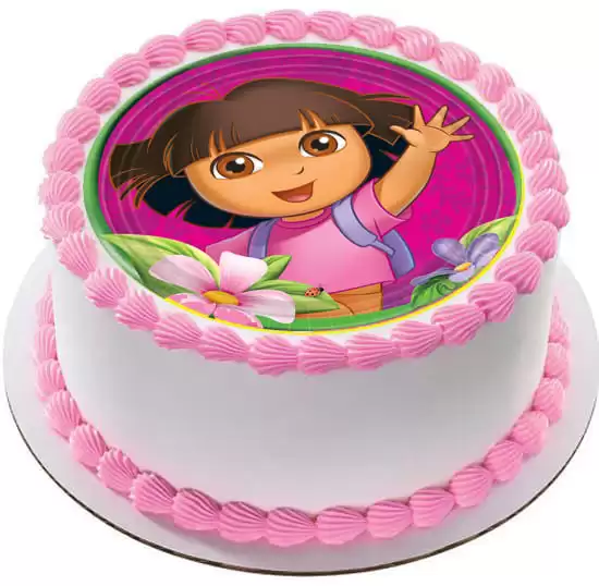Dora Cartoon Photo Cake Delivery In Delhi NCR