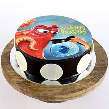 Finding Dory Chocolate Photo Cake Finding Dory Chocolate Photo Cake